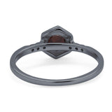 Minimalist Round Natural Stone Ring