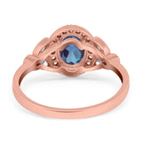 Vintage Style Oval Natural Stone Ring