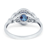 Vintage Style Oval Natural Stone Ring