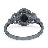 Vintage Style Oval Natural Stone Ring