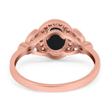 Vintage Style Oval Natural Stone Ring