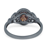 Vintage Style Oval Natural Stone Ring