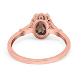 Vintage Style Oval Natural Stone Ring