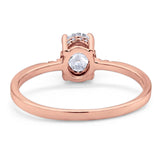 Vintage Style Oval Natural Stone Ring