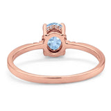 Vintage Style Oval Natural Stone Ring