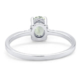 Vintage Style Oval Natural Stone Ring