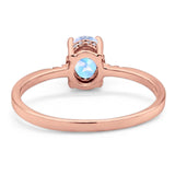 Vintage Style Oval Natural Stone Ring