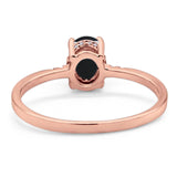 Vintage Style Oval Natural Stone Ring