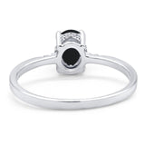 Vintage Style Oval Natural Stone Ring