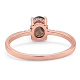 Vintage Style Oval Natural Stone Ring