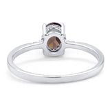 Vintage Style Oval Natural Stone Ring