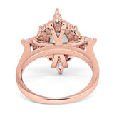 Vintage Style Oval Natural Stone Ring