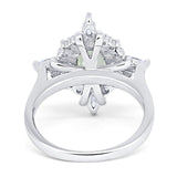 Vintage Style Oval Natural Stone Ring