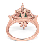 Vintage Style Oval Natural Stone Ring