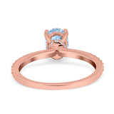 Vintage Style Oval Natural Stone Ring