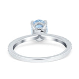 Vintage Style Oval Natural Stone Ring