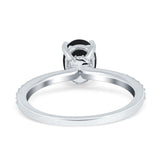 Vintage Style Oval Natural Stone Ring