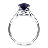 Art Deco Oval Natural Stone Solitaire Ring