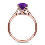 Art Deco Oval Natural Stone Solitaire Ring