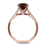 Art Deco Oval Natural Stone Solitaire Ring