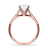 Pear Teardrop Natural Stone Cathedral Ring