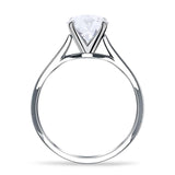 Pear Teardrop Natural Stone Cathedral Ring
