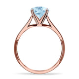 Pear Teardrop Natural Stone Cathedral Ring