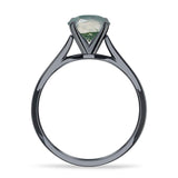 Pear Teardrop Natural Stone Cathedral Ring
