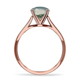 Pear Teardrop Natural Stone Cathedral Ring