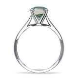 Pear Teardrop Natural Stone Cathedral Ring
