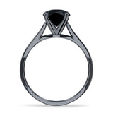 Pear Teardrop Natural Stone Cathedral Ring