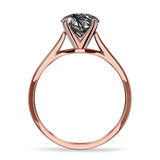 Pear Teardrop Natural Stone Cathedral Ring