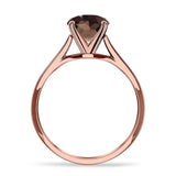 Pear Teardrop Natural Stone Cathedral Ring