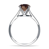 Pear Teardrop Natural Stone Cathedral Ring