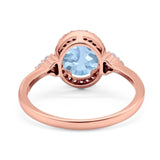 Art Deco Oval Natural Stone Wedding Ring
