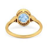 Art Deco Oval Natural Stone Wedding Ring