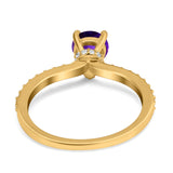 Pear Teardrop Natural Stone Wedding Ring