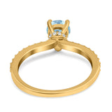 Pear Teardrop Natural Stone Wedding Ring