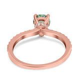 Pear Teardrop Natural Stone Wedding Ring