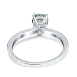 Pear Teardrop Natural Stone Wedding Ring