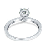 Pear Teardrop Natural Stone Wedding Ring