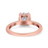 Art Deco Round Natural Stone Ring