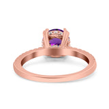 Art Deco Round Natural Stone Ring