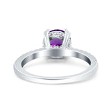 Art Deco Round Natural Stone Ring