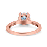 Art Deco Round Natural Stone Ring