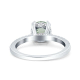 Art Deco Round Natural Stone Ring