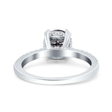 Art Deco Round Natural Stone Ring