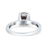 Art Deco Round Natural Stone Ring