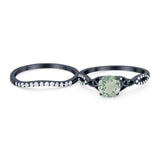 Two Piece Round Trinity Ring
