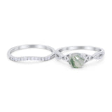 Two Piece Round Trinity Ring
